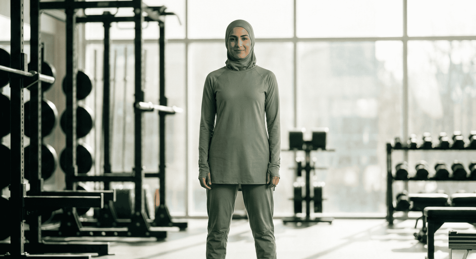 woman looking confident