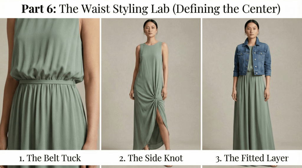 Part 6: The Waist Styling Lab (Defining the Center)