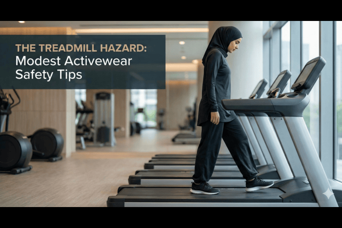 The 'Treadmill Hazard': How to Wear Modest Activewear Without Tripping at the Gym